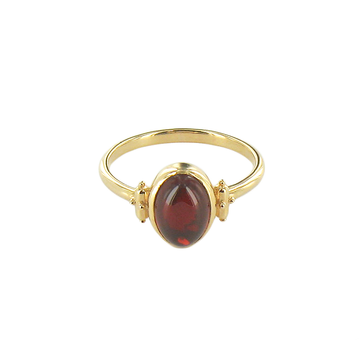 Bague cabochon Grenat - Élisabeth d'Autriche