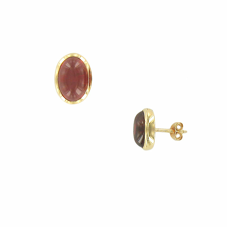 Boucles d'oreilles cabochon Élisabeth d'Autriche