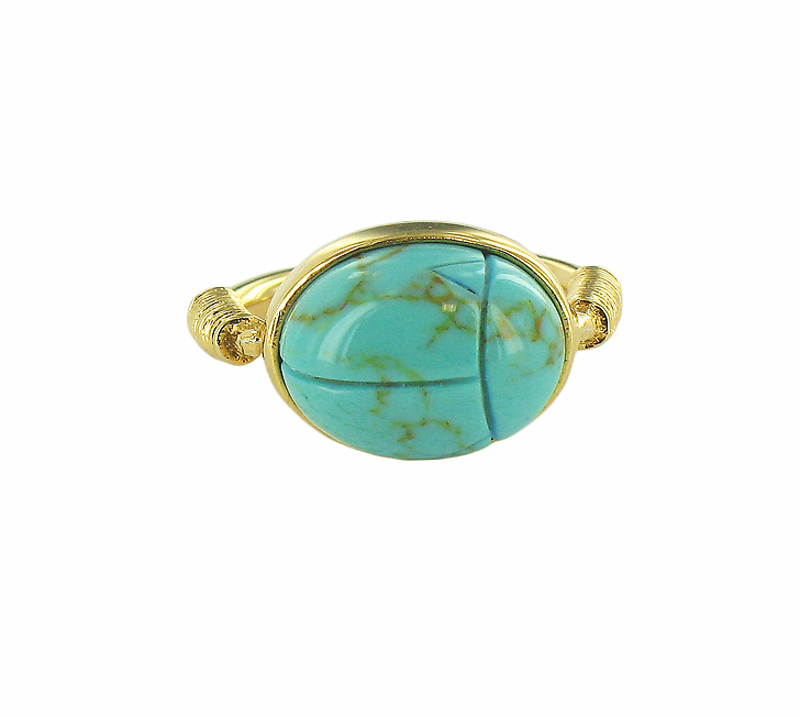 Scribe's Ring with Scarab