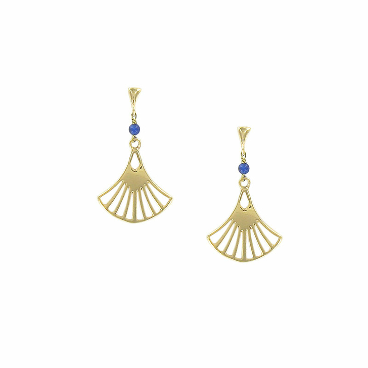 Boucles d'oreilles Papyrus (Lapis)