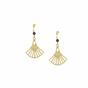 Boucles d'oreilles Papyrus (Onyx)