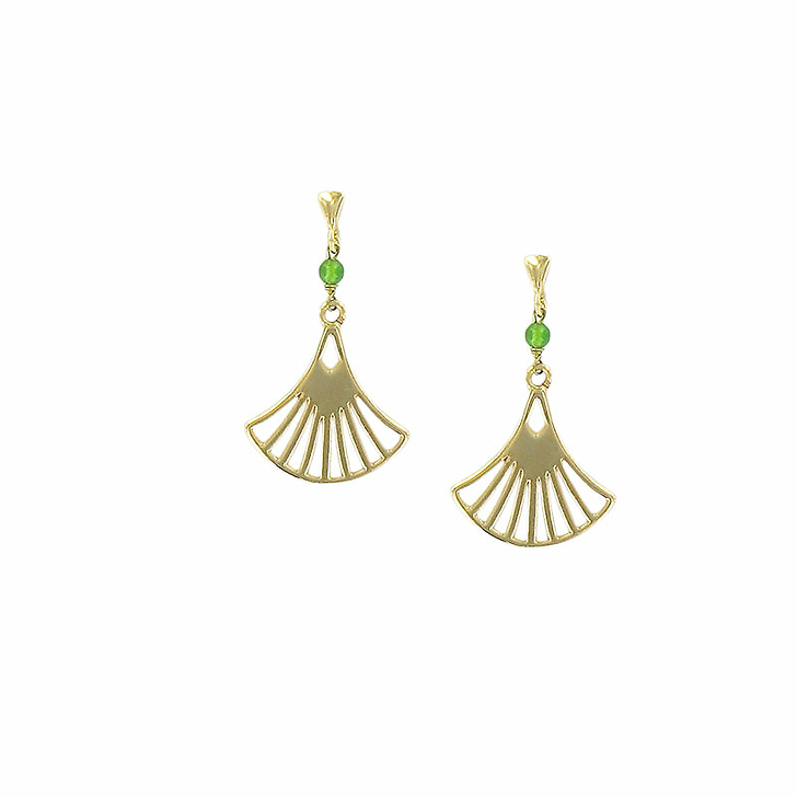 Earrings Papyrus (Peridot)