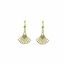 Earrings Papyrus (Peridot)