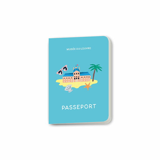 Carnet "Passeport" - A la plage ! Le Louvre by Antoine Corbineau