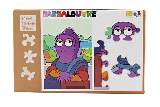 BarbaLouvre - Child Puzzle 12 pieces Barbabelle