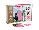 BarbaLouvre - 24 pieces puzzle : Barbapapa and Barbamama