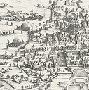 The siege of La Rochelle, in 1627-1628 - Jacques Callot