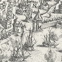 The siege of La Rochelle, in 1627-1628 - Jacques Callot