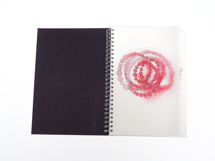 Cahier à spirale « Rose du Louvre » - Jean-Michel Othoniel