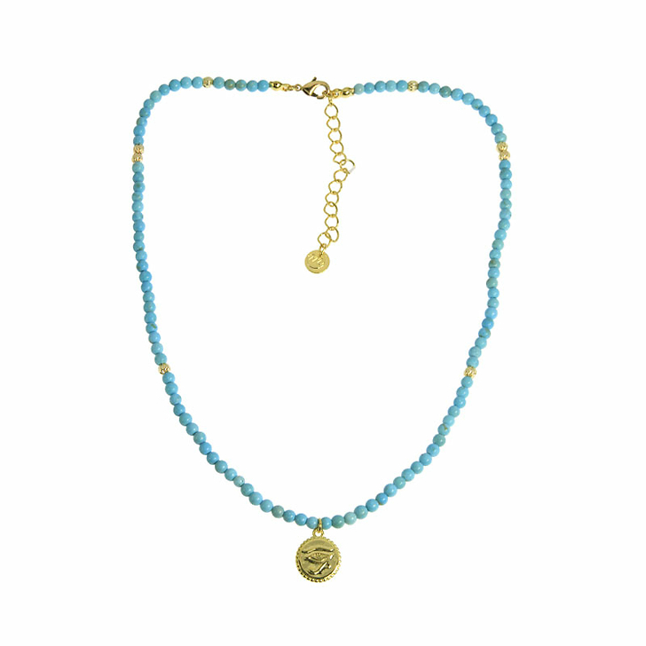 Collier Œil - Turquoise