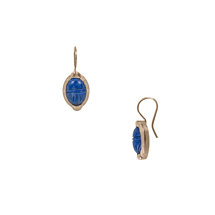 Boucles d'oreilles de la reine Iahhetep, lapis-Lazuli