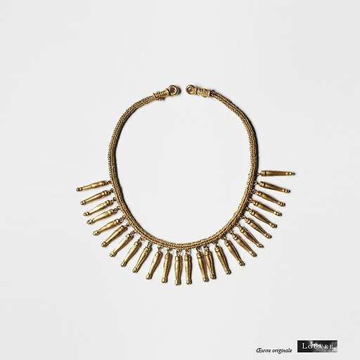 Collier grec à pendeloques - Doré