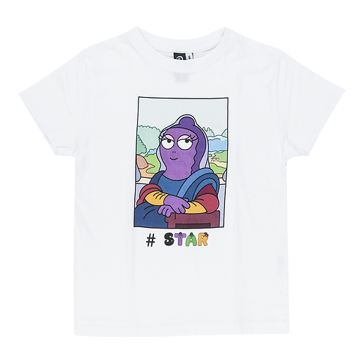 T-shirt Barbapapa Joconde enfant fille 2 ans coton bio Musée du Louvre 2021