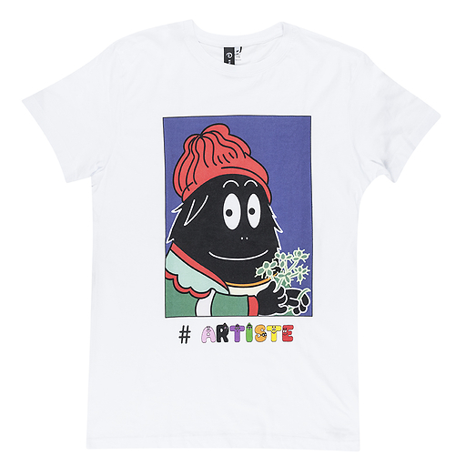 T-shirt Barbapapa homme S coton bio Musée du Louvre 2021