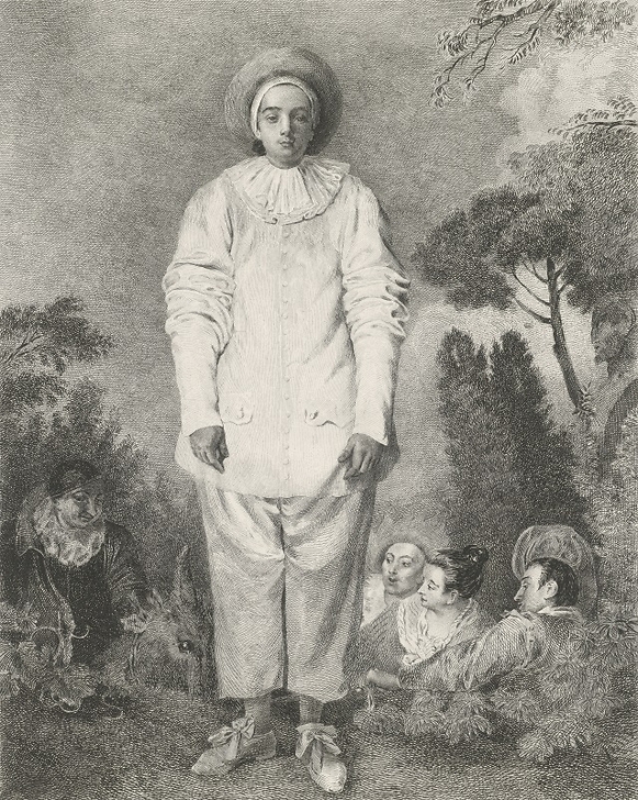 Pierrot, formerly known as Gilles - Jean-Antoine Watteau