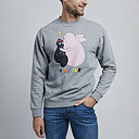 BarbaLouvre - Sweat femme Barbapapa et Barbamama