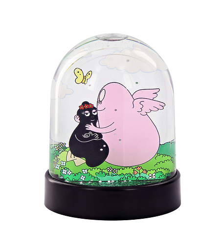 BarbaLouvre - Boule à neige Psyché Barbapapa et Barbamama