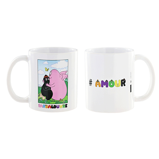 BarbaLouvre - Mug Barbapapa et Barbamama