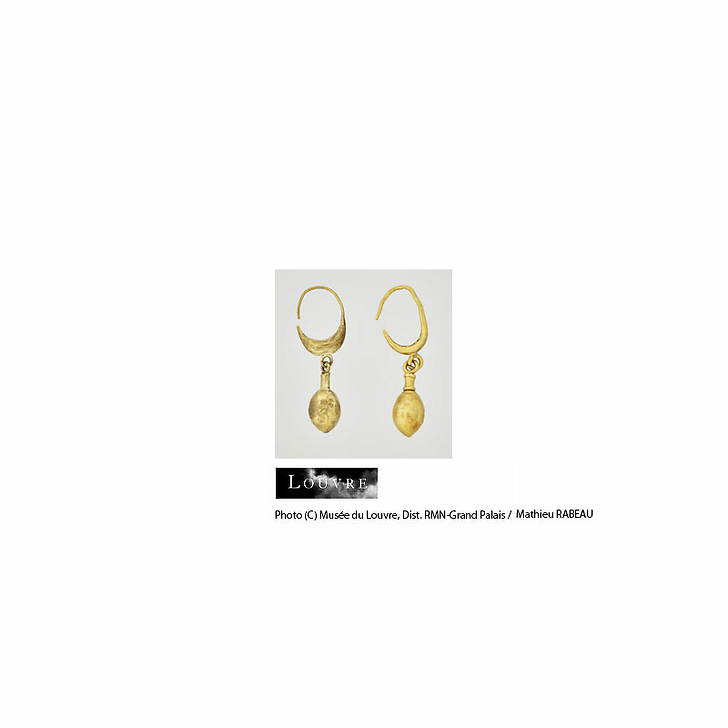 Boucles d'oreilles piriformes