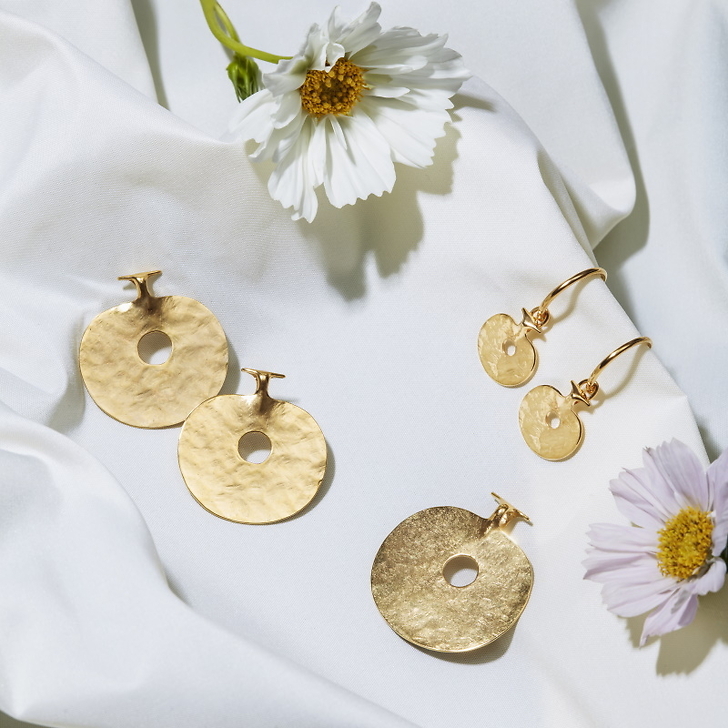 Earrings Lydian - Gold-plated