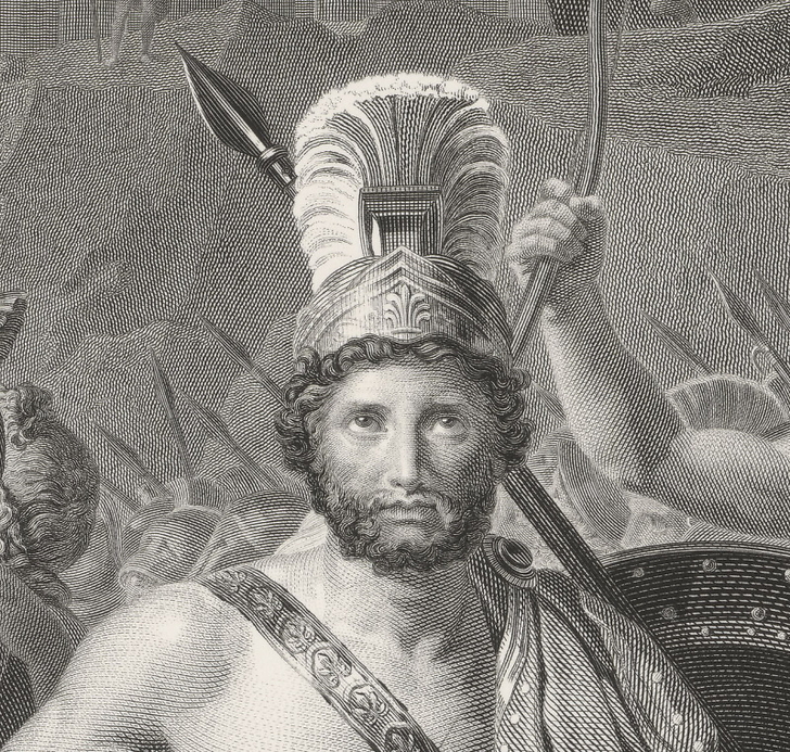 Leonidas at Thermopylae - Jacques-Louis David