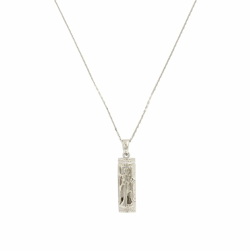 Collier-pendentif Sceau cylindre argent