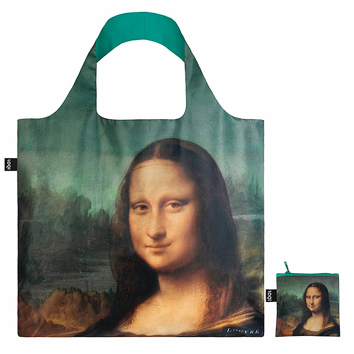 Sac Mona Lisa recyclé - Musée du Louvre X Loqi