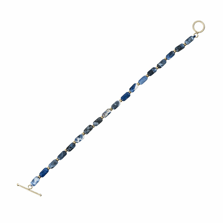 Bracelet antique avec pierres bleues