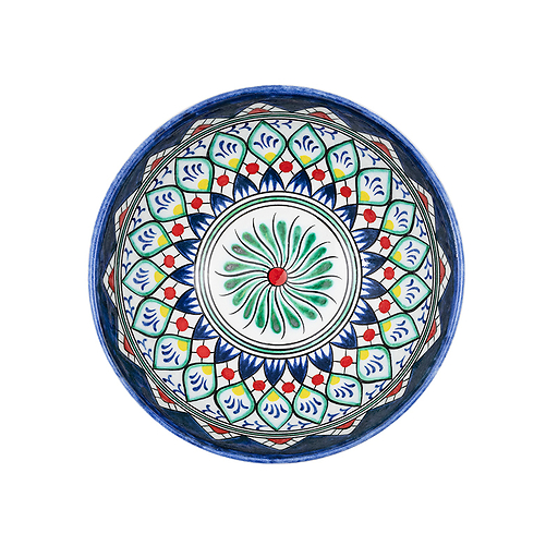 Bol en céramique Petite fleur Bleu cobalt - Ø 15cm - La maison Ottomane