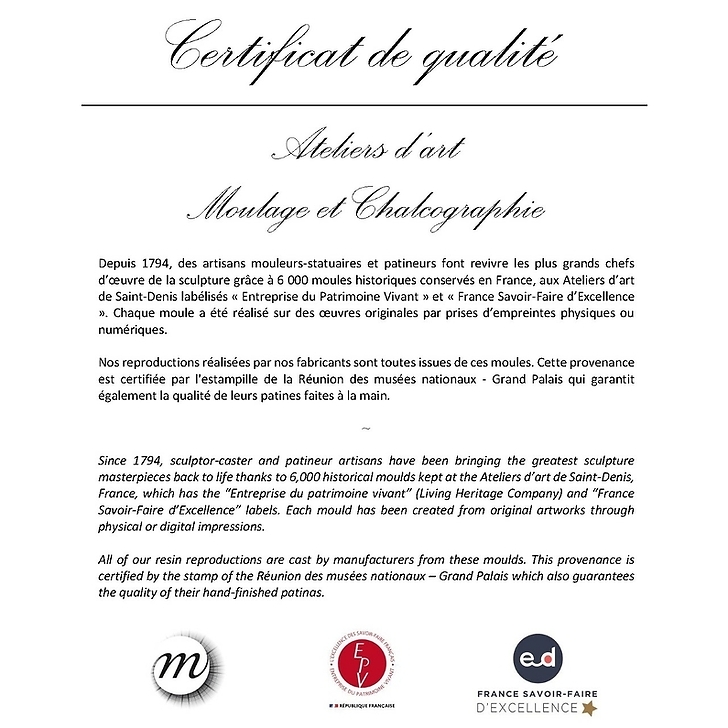 Jeune fille aux mains repliées - Ossip Zadkine