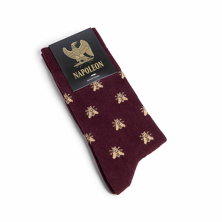 Chaussettes Napoléon Abeilles d'or - Maison Broussaud