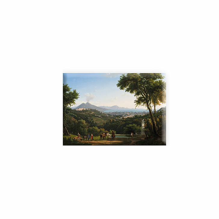 Magnet Alexandre Hyacinthe Dunouy - Vue de Naples depuis Capodimonte, 1813