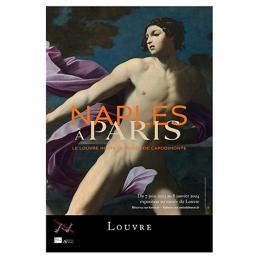 Affiche de l'exposition - Naples à Paris. Le Louvre invite le musée de Capodimonte - Atalante et Hippomène 40 x 60 cm