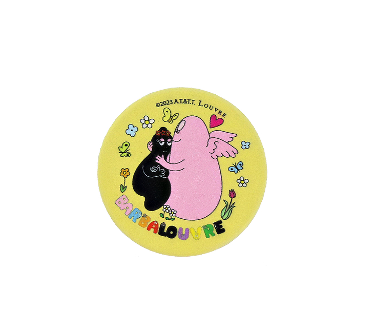 BarbaLouvre - Poignée/support pour téléphone Barbapapa et Barbamama - PopSockets