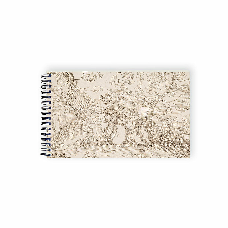 Carnet de croquis 30 feuilles Claude Gillot. Comédies, fables et arabesques - Musée du Louvre