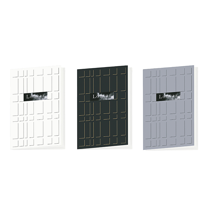 Philippe Apeloig Louvre Signature Notebook - Black