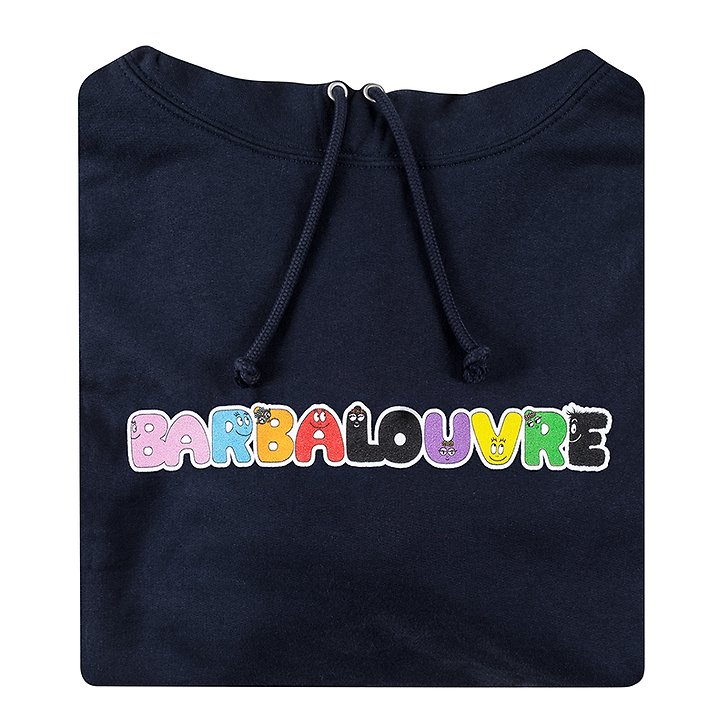 Hoodie Barbalouvre blue navy Museum Louvre size xxs