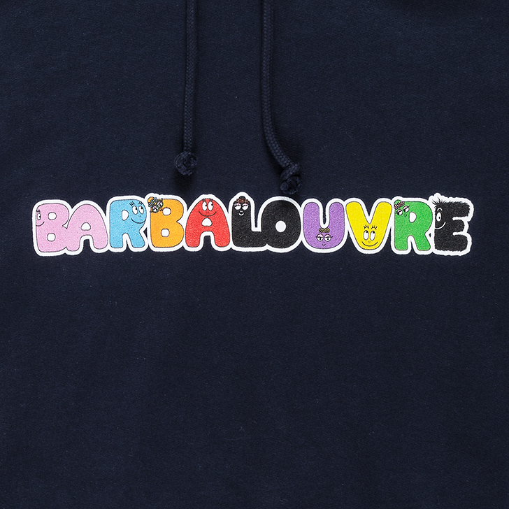 Hoodie Barbalouvre blue navy Museum Louvre size xxs