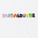 Tshirt Barbalouvre blanc Musée du Louvre Taille S