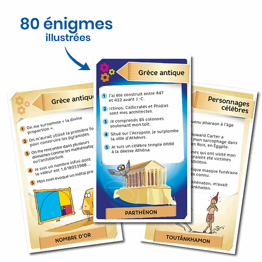 Jeu Énigmes - Antiquité - Bioviva