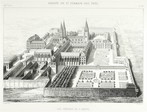 Engraving General View Of The Abbey