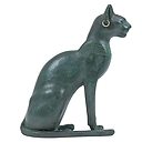 Chatte de la déesse Bastet - Bronze