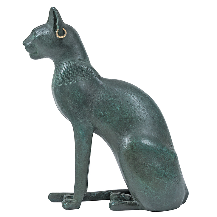 Goddess Bastet as a cat - Bronze