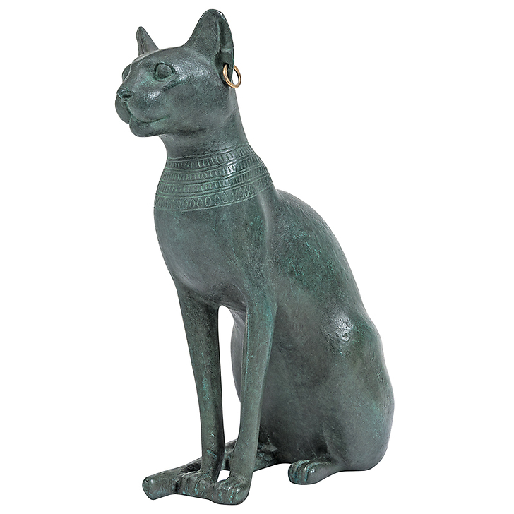 Goddess Bastet as a cat - Bronze