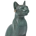 Chatte de la déesse Bastet - Bronze