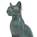 Chatte de la déesse Bastet - Bronze