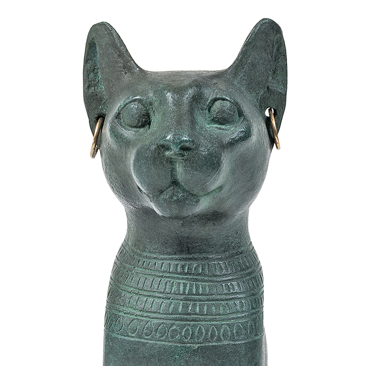 Chatte de la déesse Bastet - Bronze