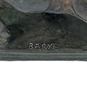 Walking Jaguar Barye - Bronze
