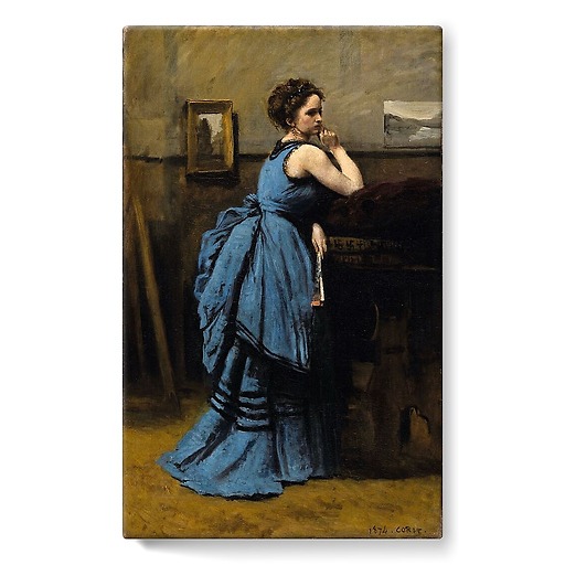 La dame en bleu (toiles sur châssis)