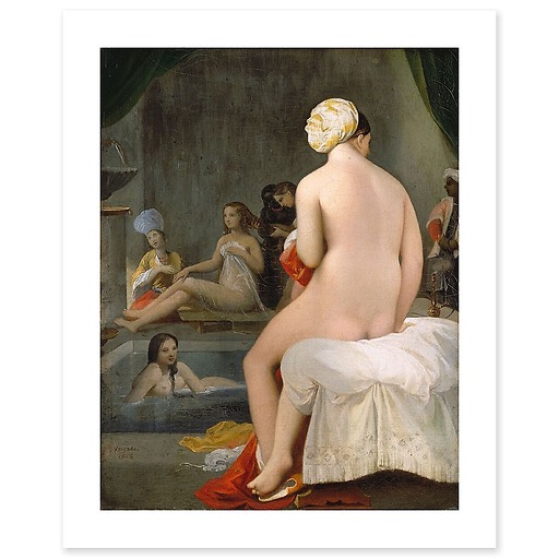 The little bather - Interior of a harem (art prints)